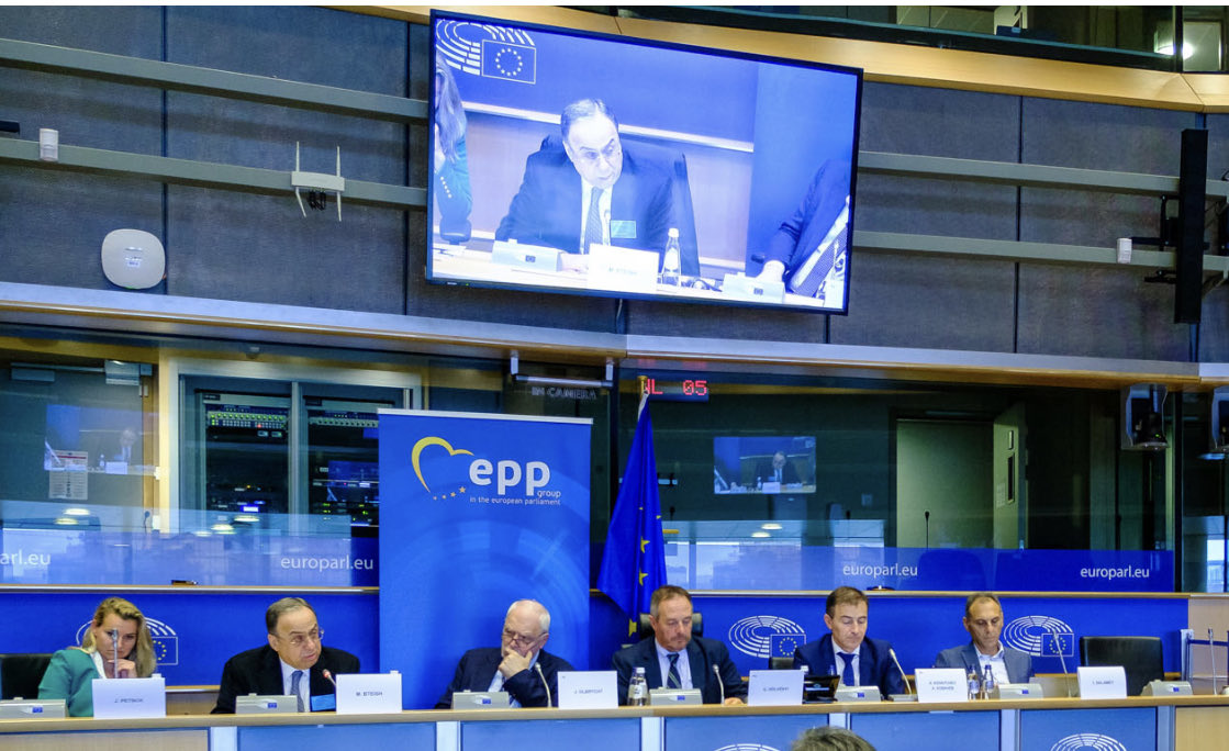 مُشارَكتي في البرلمان الأوروبي-بروكسل، في نَدوة حَول "الدِين ودَوره في خِضَمِّ الأزمَة الاجتِماعيَّة والاقتِصاديَّة في لبنان والشَرق الأوسَط"، في إطار الحِوار بَين الأديان والثَقافات، بتاريخ ٢٩ آذار ٢٠٢٣