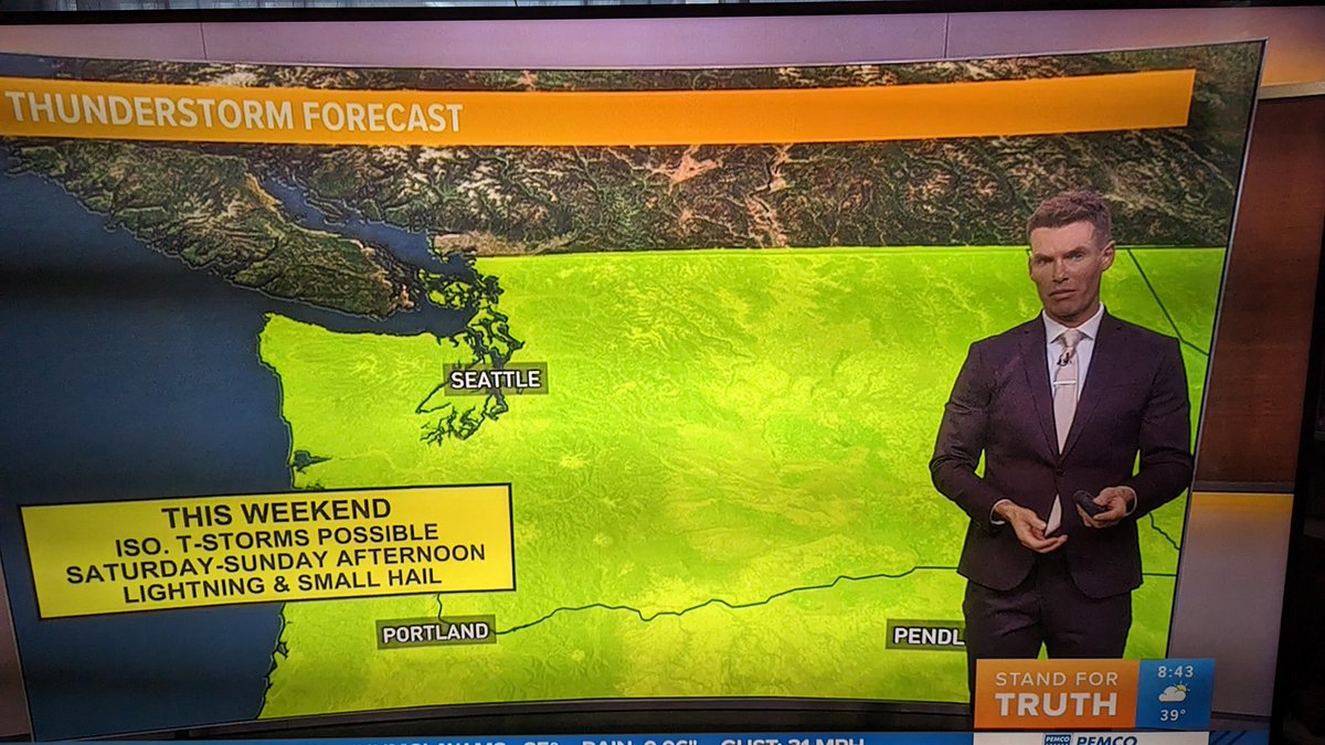 Euphoricdoom's tweet photo. @chrisnunley props on providing this ridiculous map showing thunderstorms with a straight face. #k5weather #AprilFoolsDay https://t.co/ou2oI3ingY