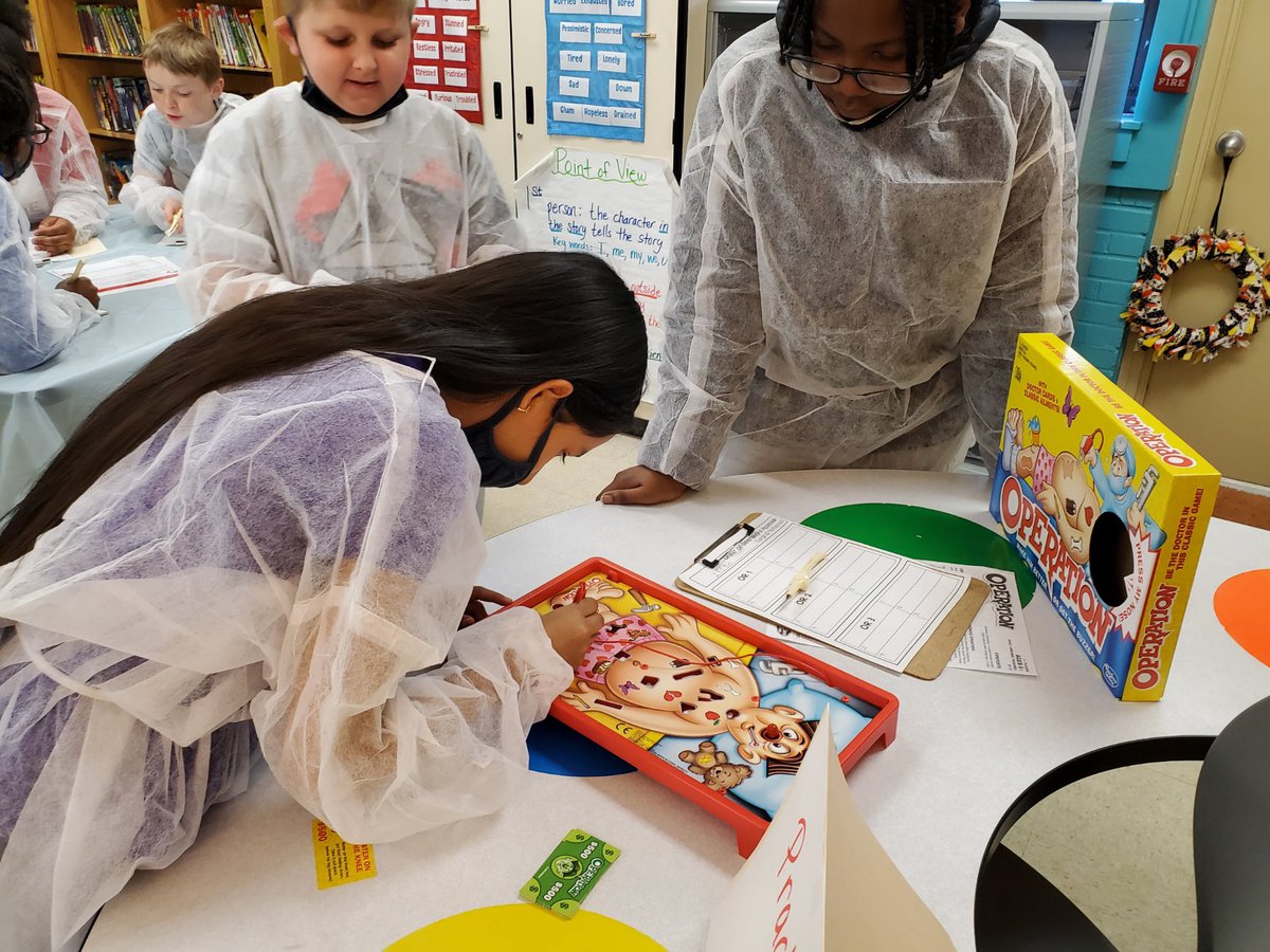 RichmondDrive's tweet photo. Richmond Drive 5th graders performing operations in the ER. (Operations of numbers 😁). #rdesthedrive #rocksolid #rockhillschools @RockHillSchools https://t.co/fPofNsa4rr