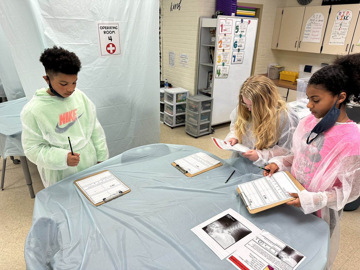 RichmondDrive's tweet photo. Richmond Drive 5th graders performing operations in the ER. (Operations of numbers 😁). #rdesthedrive #rocksolid #rockhillschools @RockHillSchools https://t.co/fPofNsa4rr