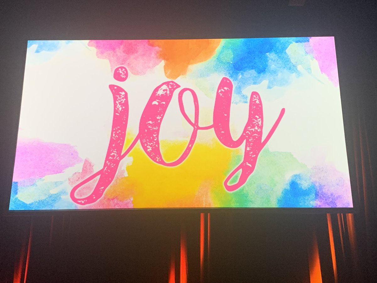 How do we bring joy to educators and students? Key question posed at the #ascd conference today!  #ocsbjoy