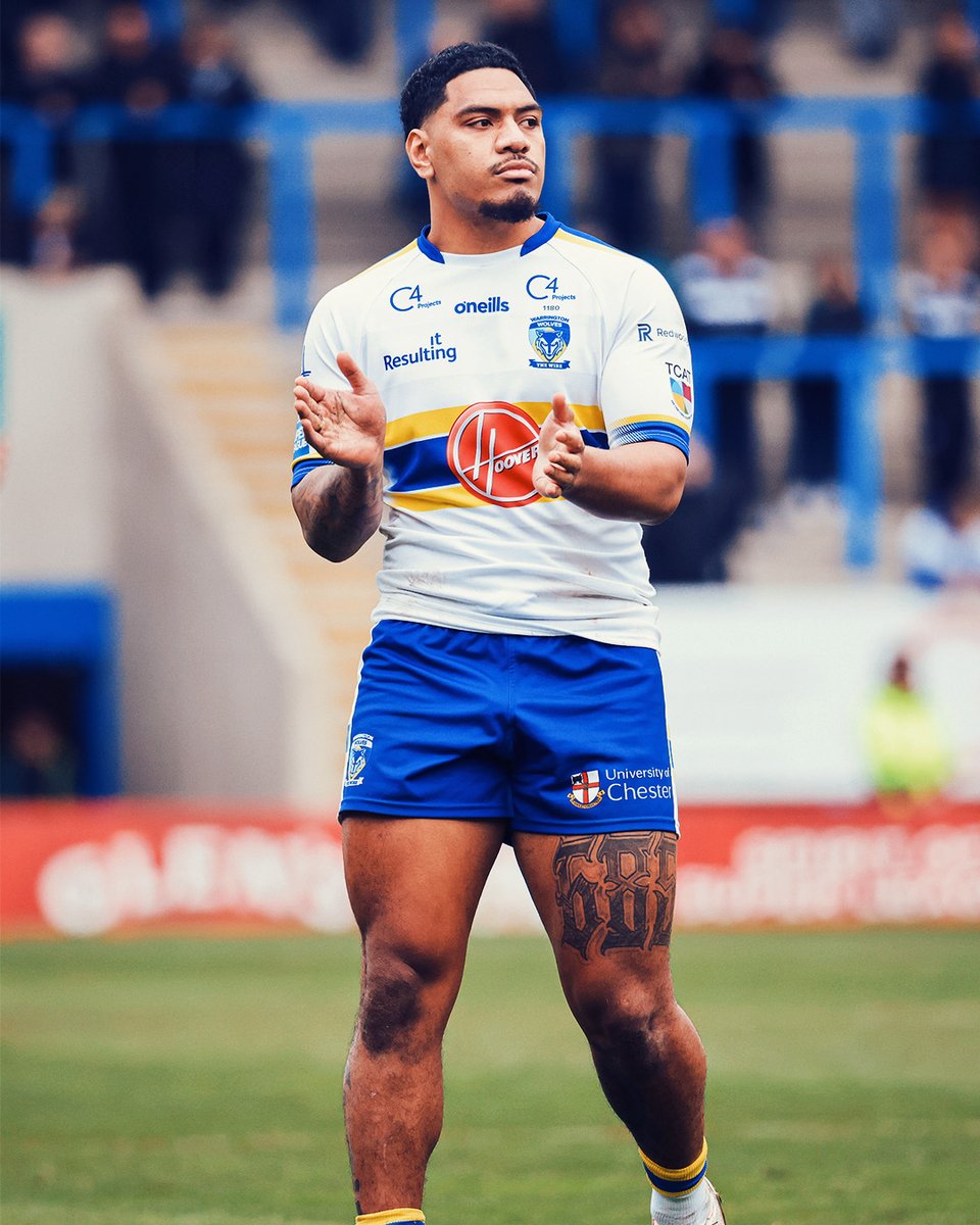 WarringtonRLFC's tweet image. Thank you, @MikaeleThomas 👏👏

#OnceAWireAlwaysAWire 🟡🔵