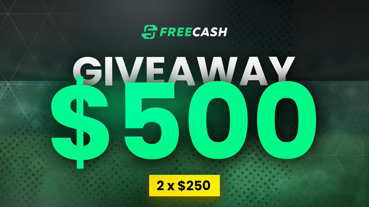 freecashcom's tweet image. GIVEAWAY TIME! 💰👀💰

Sadly our goal yesterday wasn’t reached. Nonetheless we will have a 500$ giveaway to celebrate our milestone of 30.000.000$ paid out to you guys! 🚀🥳

Make sure to like and retweet to have a chance to win!🤩