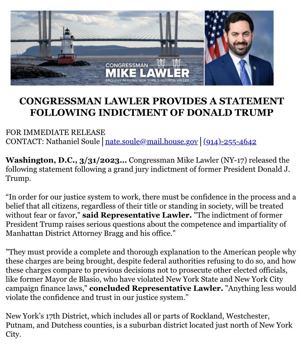IndivisWstchr's tweet photo. Lawler is stepping out to attack DA Bragg. Don’t be fooled by the caring demeanor - he’s just another GOP wolf in sheep’s clothing. #CD17 #Lawler https://t.co/QaAmvev087