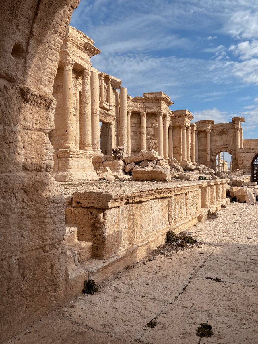 saidshkh's tweet photo. Palmyra. Although heavily damaged, it still looks and feels magical. https://t.co/TACgg12t4l