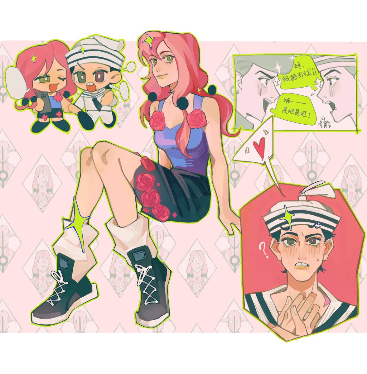 twentysix_2666's tweet image. 忘记发了再不发就要发霉了！#jjba
