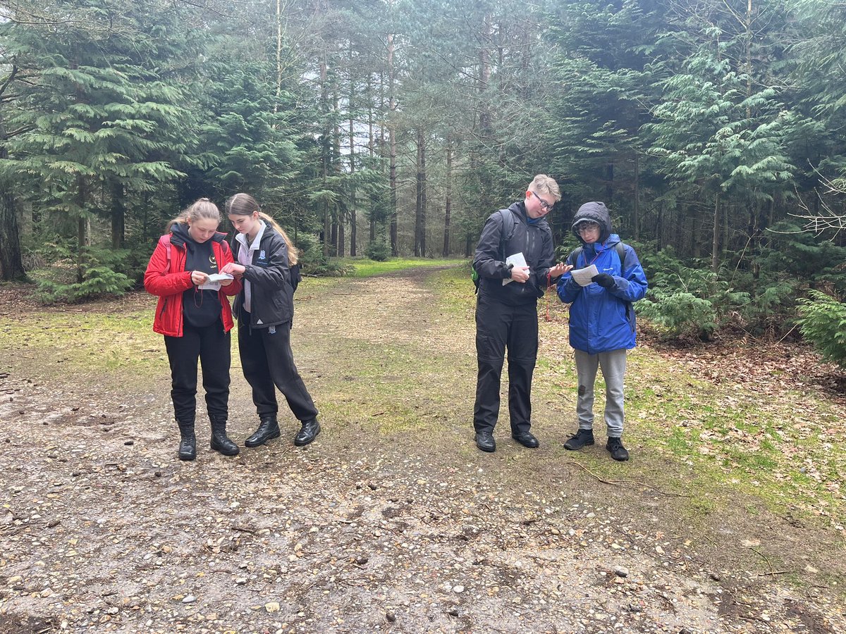 The start of expedition season means navigation testing first! Well done to all the cadets who undertook their 3 star navigation/silver training day at a muddy Swinley forest #dofe #armycadets #acf