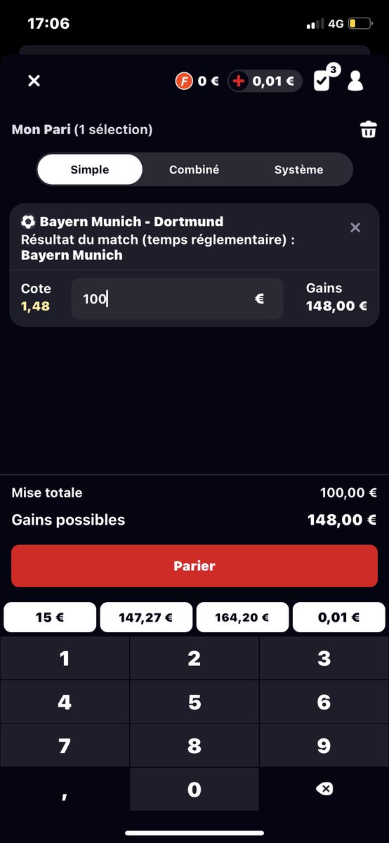 PRONOSIDC's tweet photo. BET FOOTBALL ⚽️ #TeamParieurs 

#Bundesliga 

⚽️ Bayern Munich - Dortmund (⏰18h30)
👉 Victoire Bayern Munich 
📊 Cote -> 1,48
💵 Mise 100€ -> 148€

NO BET NO GAIN 🍀

#TeamParieur #prono #bet #ManchesterCity #ARSLEE #Liverpool #MCILIV #RBLM05 #FCBBVB #FCBayern #PremierLeague https://t.co/GgO7EFwqxV