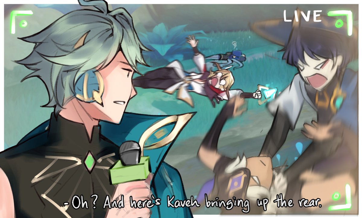 Alhaitham being the most sane person in the 3.6 event

#GenshinImpact #Alhaitham #Kaveh #cyno #wanderer