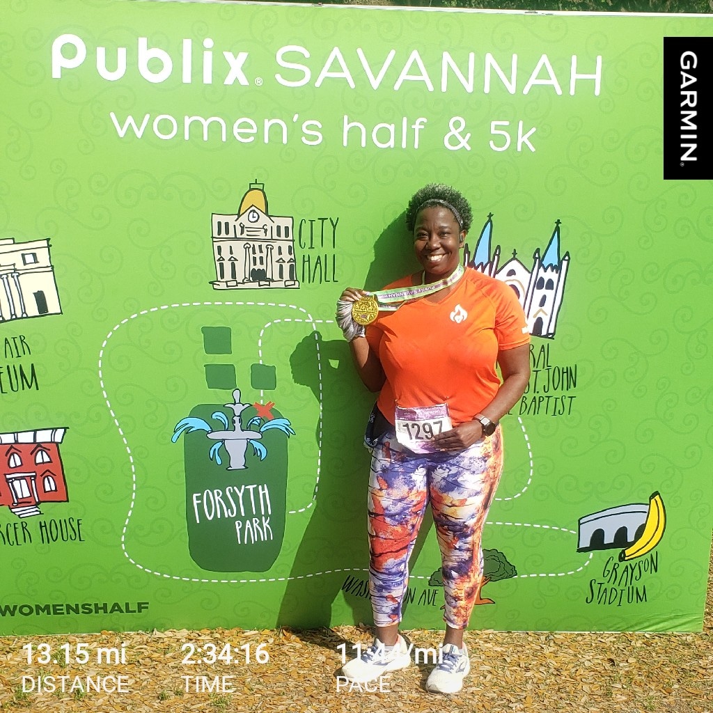 The @SavannahSports #savwomenshalf is done. Great time to kick off half marathon season. It was a fun race in beautiful Savannah. Congrats to all the finishers. #bibchat #SavWomensHalfBR #RunSAV #runchat #leagueofgarmin #bibravepro