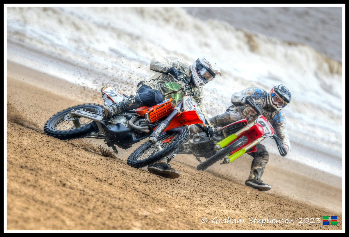 gidpod's tweet photo. #56 Fergus Bluff and #93 Jack Bell going down to the last round at Mablethorpe Sand Racing. MX 450. #Mablethorpe #SandRacing #Lincolnshire https://t.co/7giaxfTmic