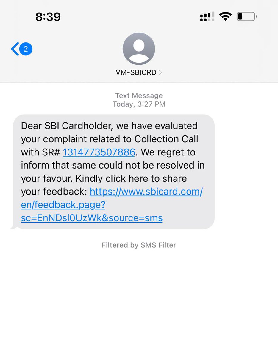 mansi_1's tweet photo. After multiple calls from SBI cc team, and they reassuring me that I won’t be getting abusive calls. And today we get this message that they cannot do anything. So banking with sbi means there is no women’s safety. shame on you @SBICard_Connect @TheOfficialSBI https://t.co/eRl7k8zfJ4