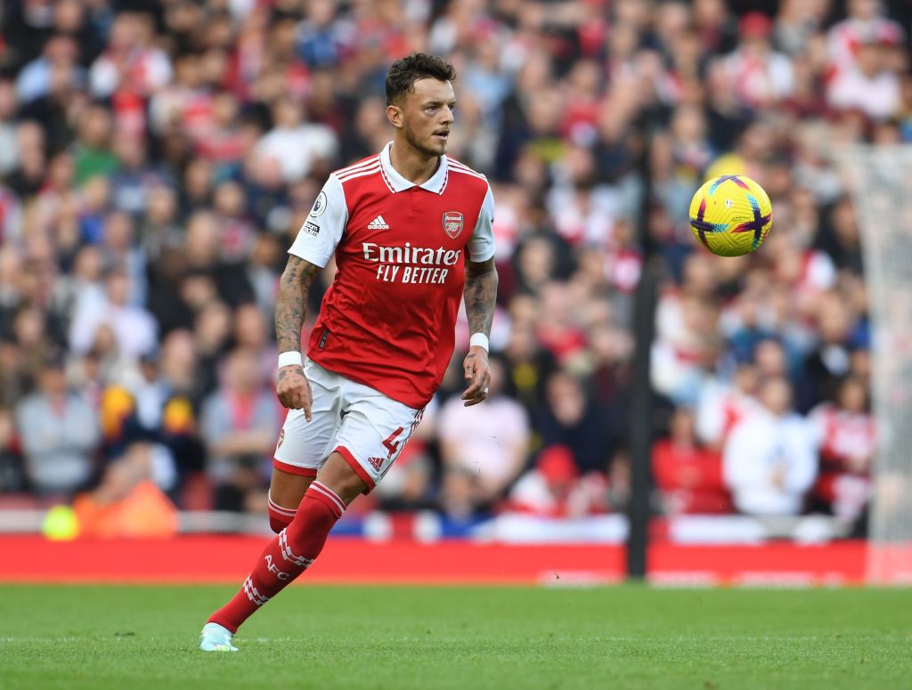 WhoScored's tweet photo. ⚽️ Ben White has now scored more Premier League goals this season (2) than Richarlison (0), Wout Weghorst (0) and Jamie Vardy (1) 

#ARSLEE https://t.co/xAG9dQZgSN