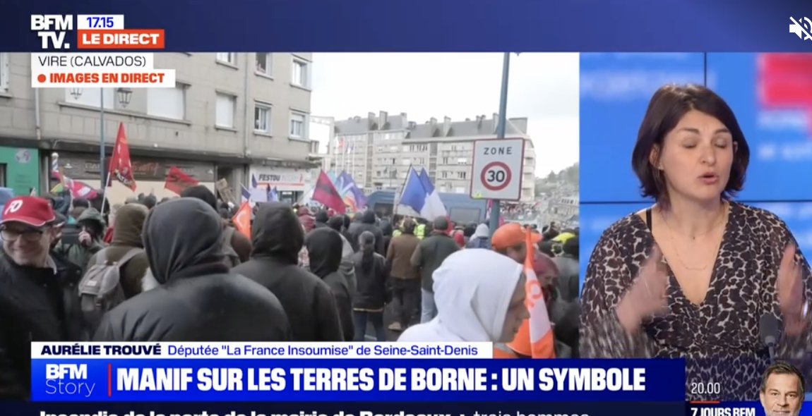 tcabarrus's tweet photo. Quand j'entends #AurelieTrouve ( la députée #LFI) dire que "c'est bon signe que ce soulèvement contre la #ReformedesRetraites", je réponds:
1-c'est pas "un bon signe", juste des "coups" comme la manif à #Vire chez #EBorne;
2-ce n'est pas "un #soulevement", mais un #essoufflement. https://t.co/3Io56P5jl4