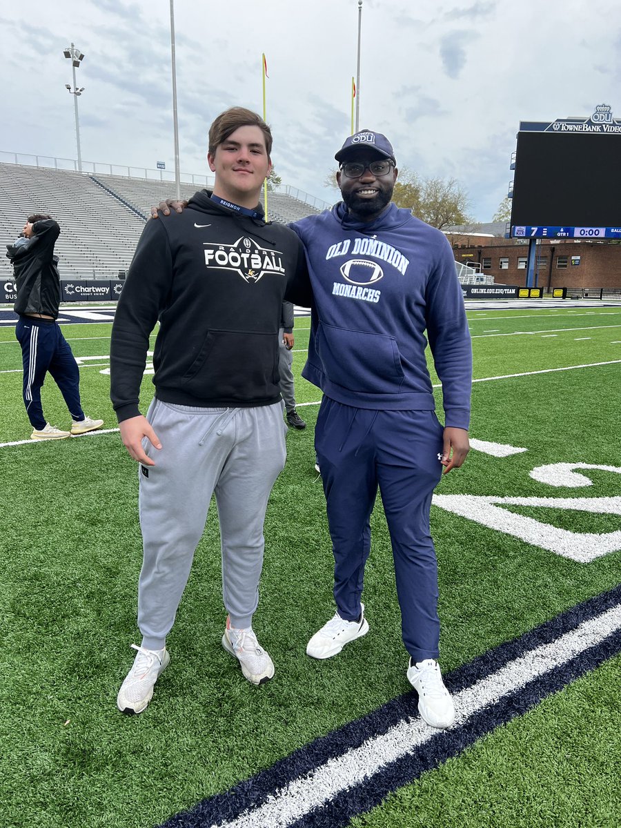 ChaseKibble's tweet image. Thank you @ODUFootball  for a great visit today!