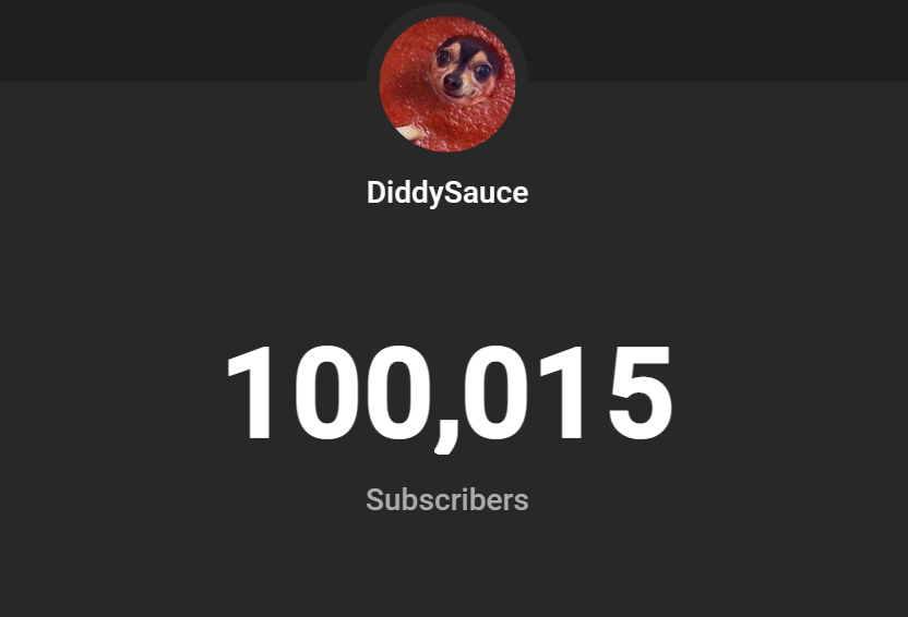 DiddySauce's tweet photo. 100K 🥳
Thank you 🥹 https://t.co/FcqTpKapN3