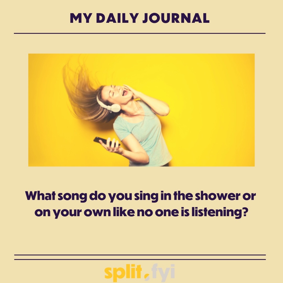 SplitFYI's tweet photo. Journal prompt! 📝 What's your favorite song to belt out? 🎶

Singing can be a powerful form of self-expression and can have a positive impact on both physical and emotional well-being. 🥰

#divorce #journalprompt #journaling #writeitout #goals #selfhelp #journalingwithapurpose https://t.co/ixDFRskyG9