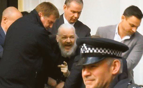 FmrRepMTG's tweet photo. I’m calling for the release of Julian Assange. 
His charges should be dropped.
The United States of America must defend the 1st Amendment and protect freedom of the press. 
It’s one of the greatest freedoms any nation can have. https://t.co/DHfOk2MWGR