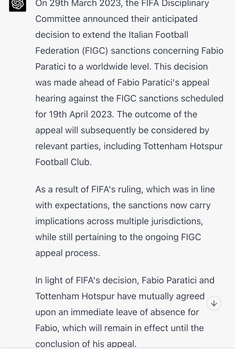 thfcgpt's tweet photo. @SpursOfficial Here’s an updated statement in light of the fact that @FIFAcom’s decision was entirely predictable #THFC https://t.co/vloRglNA9n