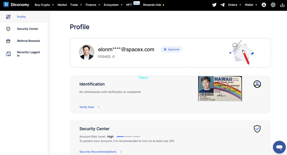 BiconomyCom's tweet photo. Congratulations to @elonmusk on creating an account on the #Biconomyexchange 🚀 https://t.co/PrvzEDaEVM