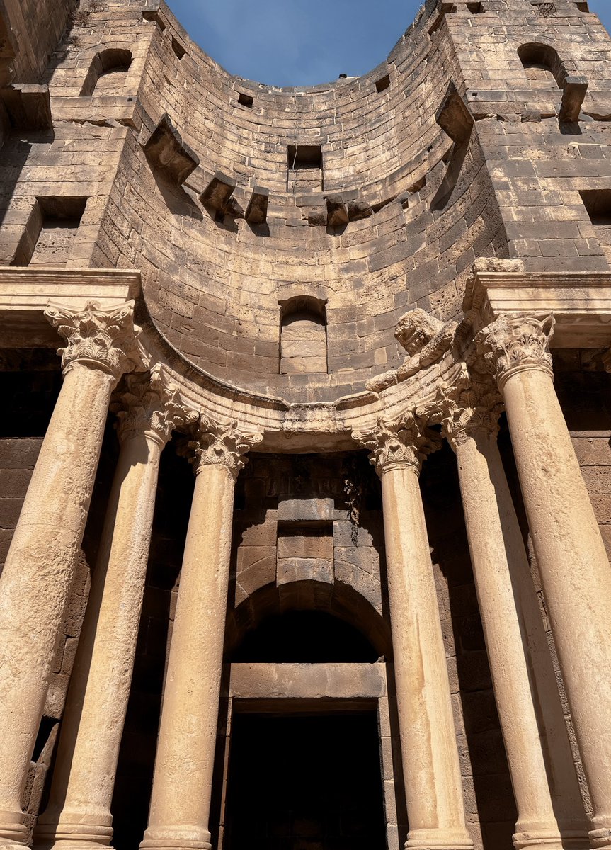 saidshkh's tweet photo. The roman amphitheater at Bosra. The largest, most complete and best-preserved theatre of all the Roman theatres in the Middle East. https://t.co/R2UBzdBuyl