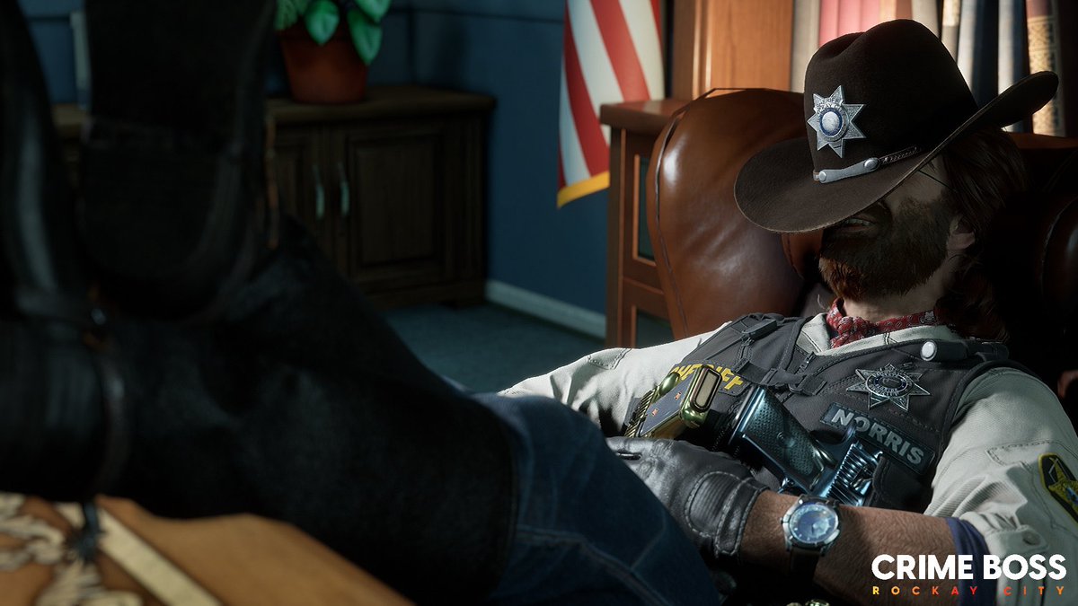 RockayCityPD's tweet photo. Today Sheriff Norris is taking a vacation day.  
April fools!
All days take a vacation from him. 
He works 25 hours a day, 366 days a year. 
369 on a leap year. https://t.co/4e9xANQRvn