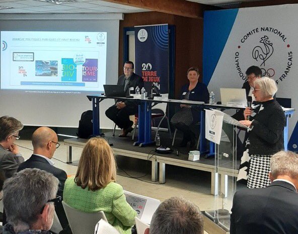 AnneCordier49's tweet photo. #Assembleegenerale @SPORTPDL à #SablesurSarthe. Merci à tous nos partenaires institutionnels #PaysdelaLoire #CREPSPaysdelaLoire #DRAJES #CNOSF pour leur soutien dans nos actions.  Le Sport pour tous et partout #Ouvronsgrandlesjeux @Paris2024 https://t.co/Rzbrqz59z6