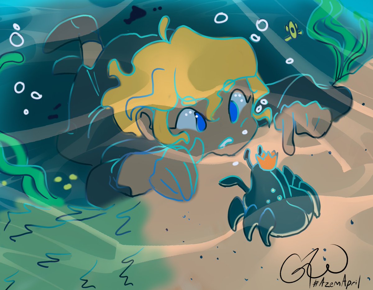 GrinnauxWorks's tweet photo. This is Apollo. Apollo is a curious creature (as most Azem are) but this one has a particular fondness for the water and all its lifeforms.
King Comber is offering a bounty for the rescue of his daughter.
#AzemApril #ffxiv #Azem #AzemApollo @CamilleGrinnaux https://t.co/h2grMcdGdm