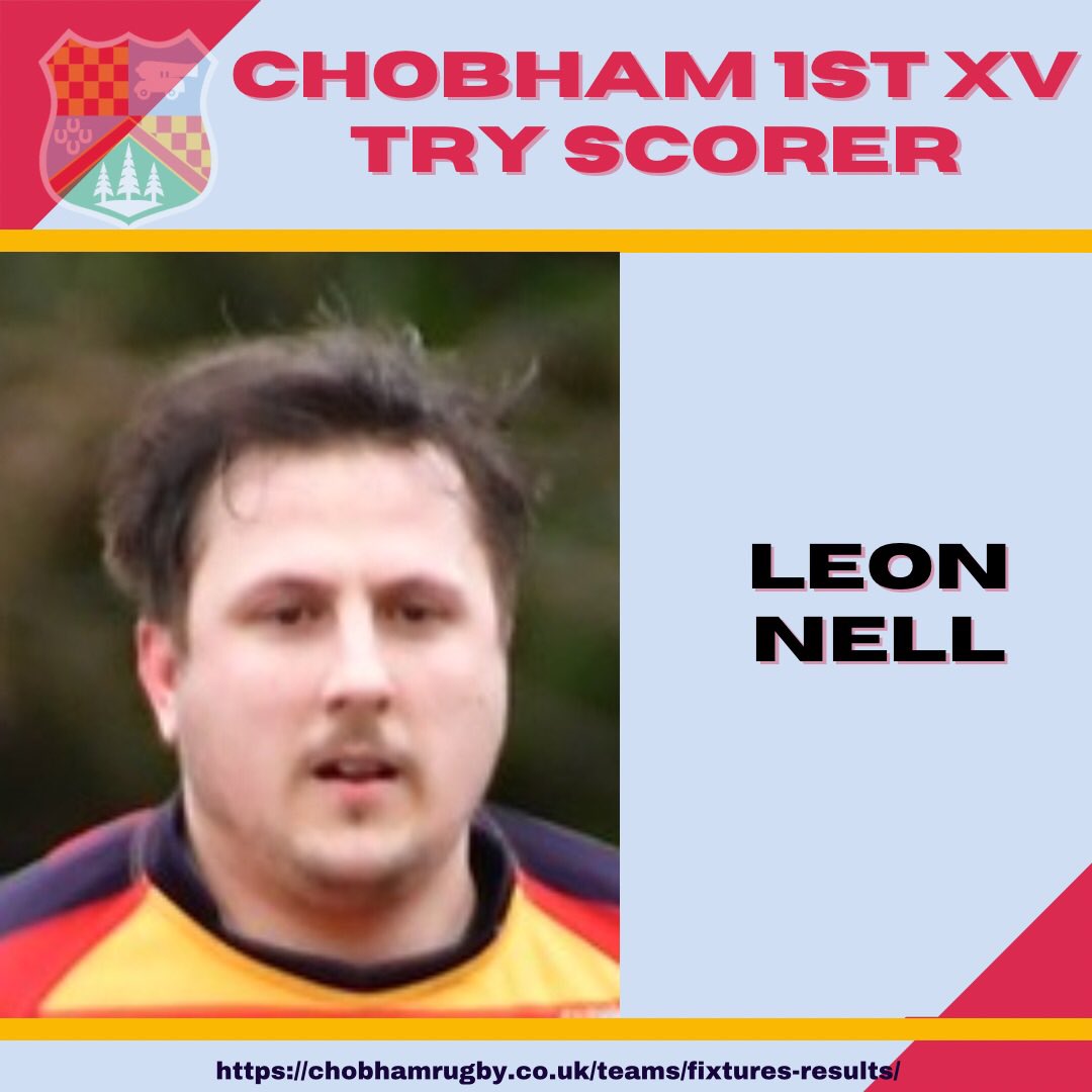 chobhamrugby's tweet photo. 78 mins
Chobham 76 - 22 @ChiswickRFC
Try - Nell (Cho#13)
#pjcc
#gomightychobham https://t.co/pYmjCiVLQD