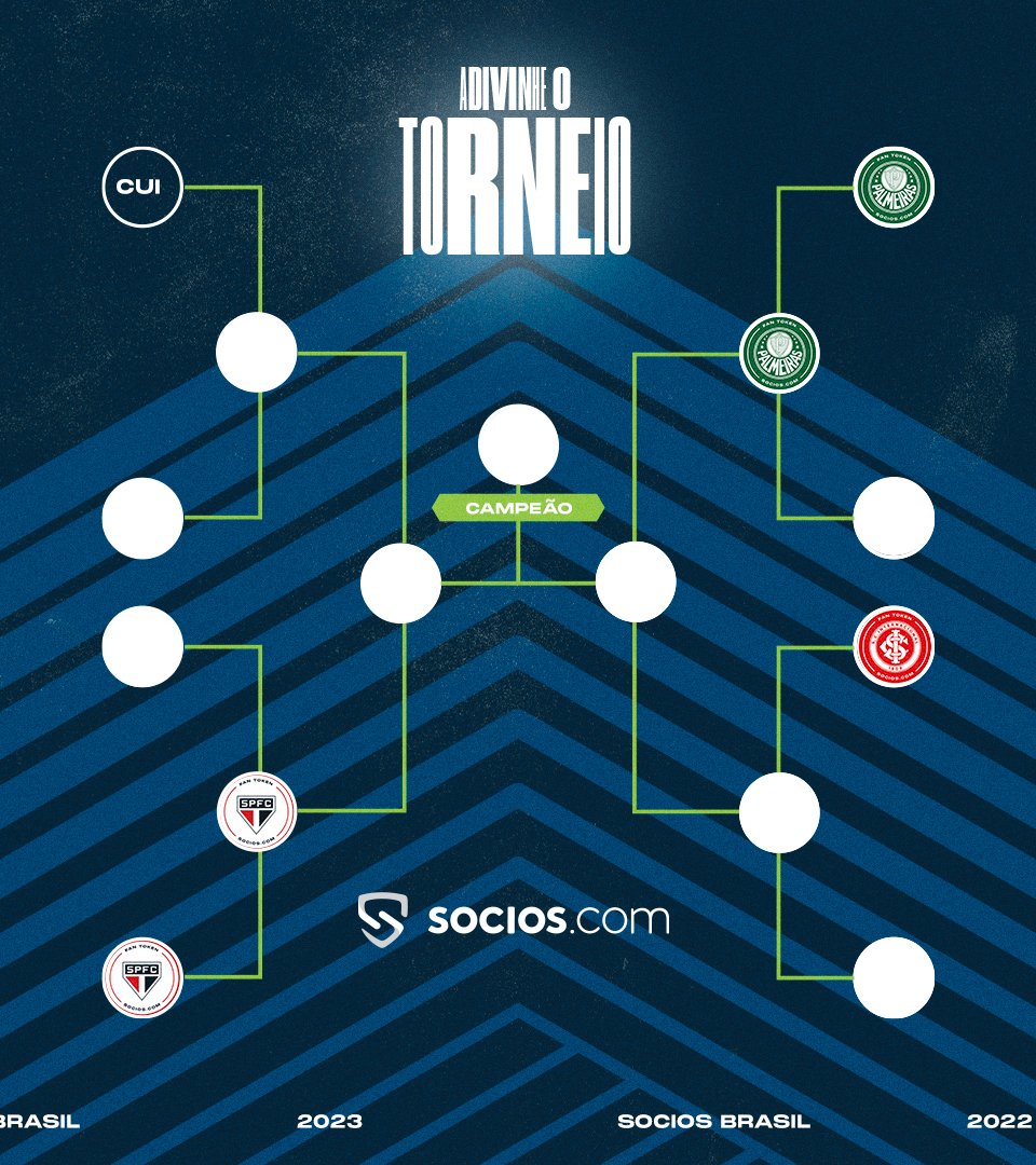 Estaduais terminando, Abril começando... te apetece mais um Adivinhe o Torneio? 🤔

Para concorrer a um Fan Token:

✅ Siga <a href="/SociosBrasil/">Socios.com 🇧🇷</a>
🔁 RT neste tweet
📝 Responda com campeão, competição e ano