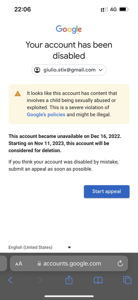 giuliostix's tweet photo. Back in December my @Google account was most likely hacked and the platform blocked access to my account which contains 15 years of life. I have done several appeals, but none has ever received a reply. I URGENTLY need to connect with @Google to sort this issue. https://t.co/01wZ3o85eL