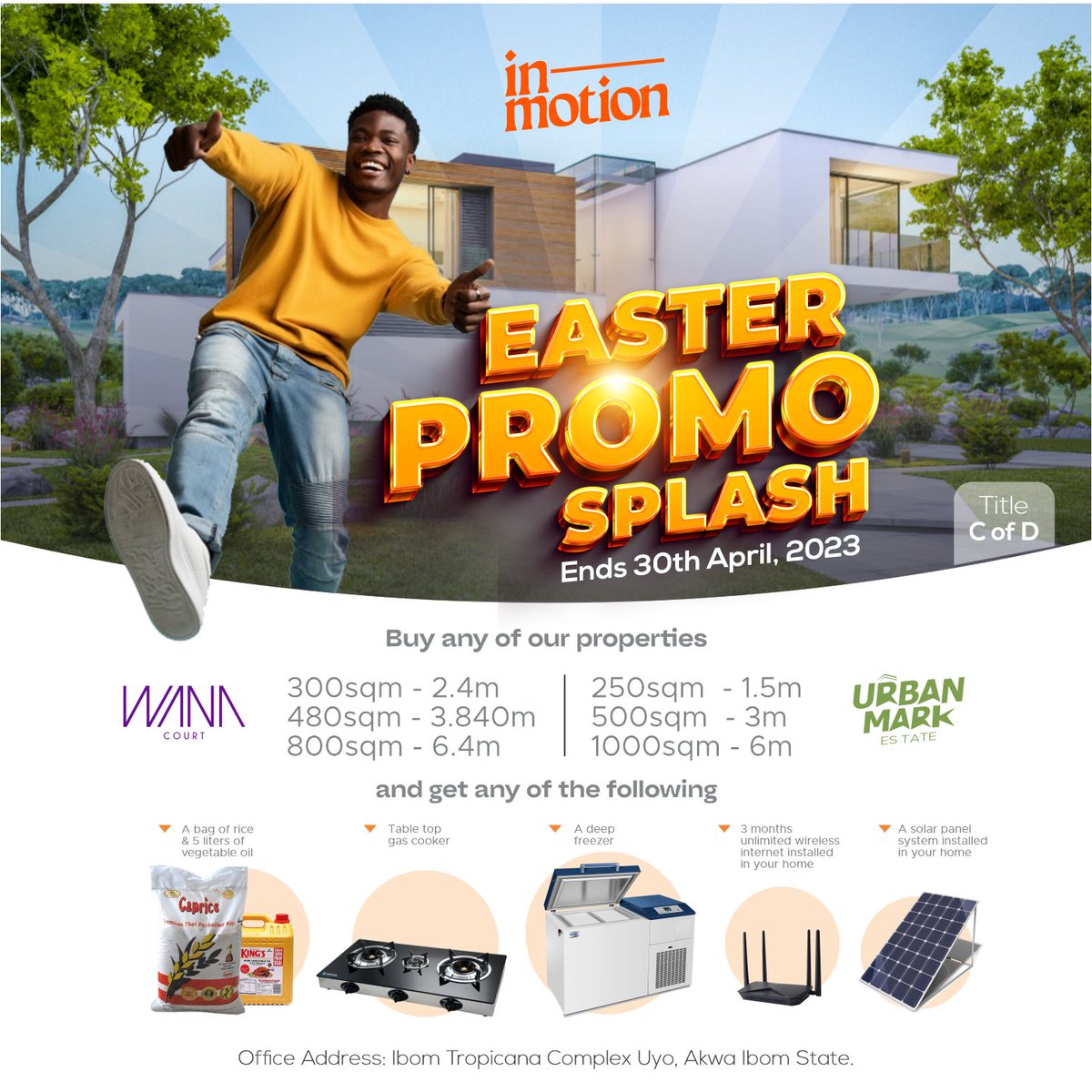 Wanacourt's tweet photo. You can't miss out on slide 3! 

Cheers to a new month and new opportunities! 

Happy April!

To learn more about our offer, send a DM or call 08130193611. https://t.co/jVOwreFuiJ