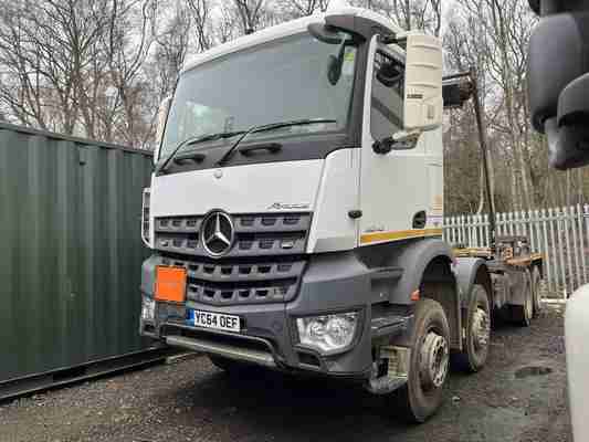 2014 Mercedes Arocs 3240 8x4 Hook Loader dlvr.it/Slr2j0