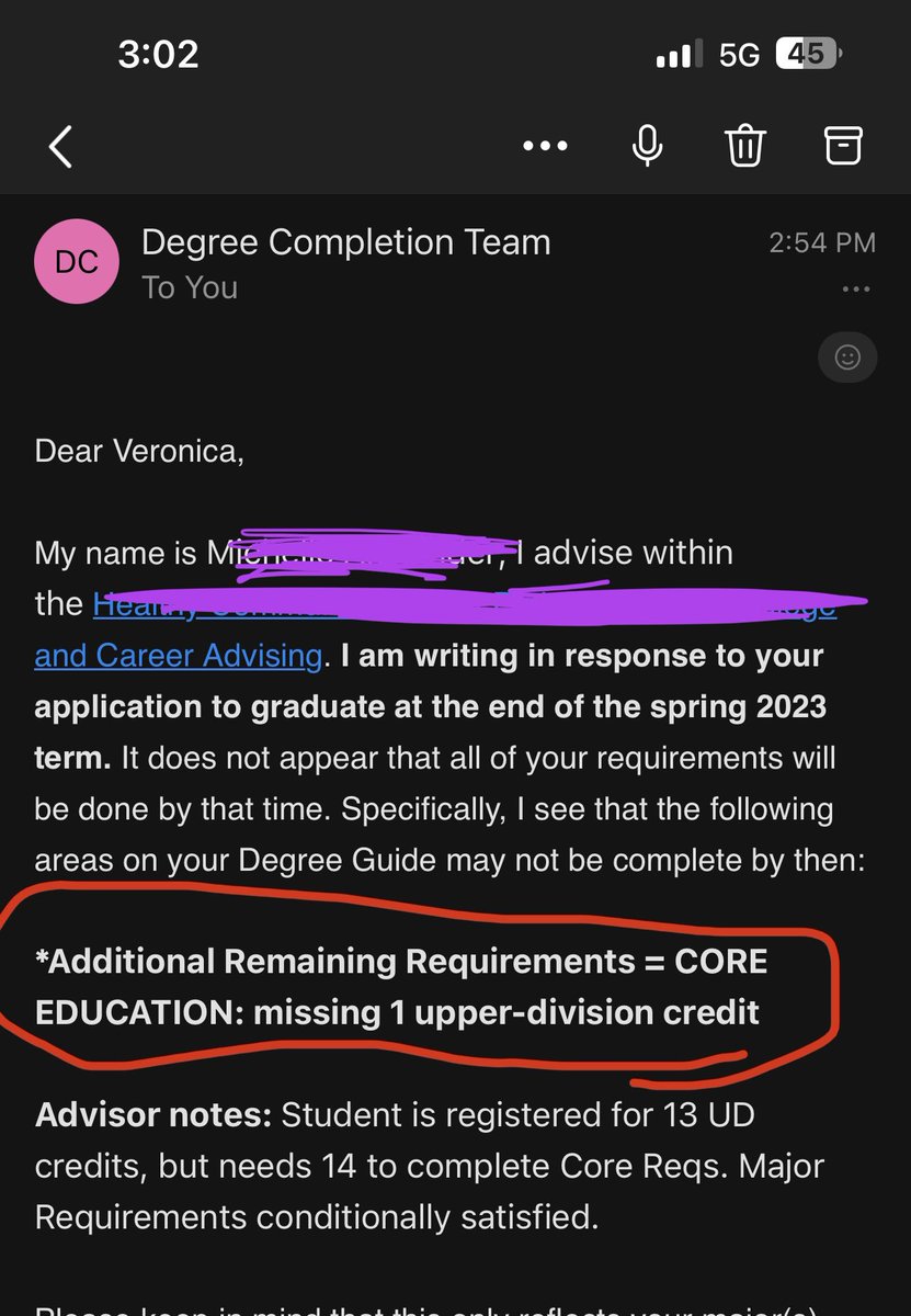 verpees's tweet image. I had got sent this terrifying email last week saying that I still needed to sign up for 1👏🏼singular👏🏼credit in order to graduate. I managed to have them count my job as internship for 1 credit so we are balling 😩