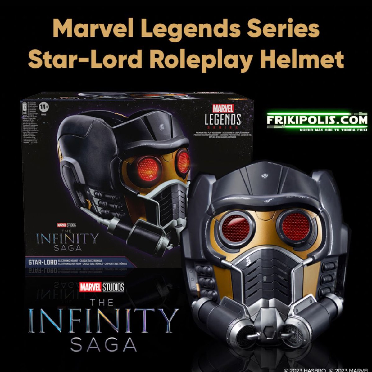 StripMarvel's tweet photo. 🚨SORTEO 200K SEGUIDORES🚨 Consigue el casco de #StarLord y la colección completa de los #GuardianesDeLaGalaxia by Marvel Legends. PARTICIPA:

-Sigue @StripMarvel y @frikipolis 
-Menciona a 3 amig@s. 
-Dale RT 

Fin sorteo: 8 de ABRIL https://t.co/YLvaYNl3Xn