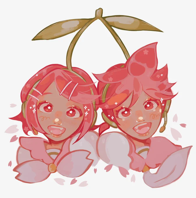 hey i like you [shows you my sakura kagamine twins design]  