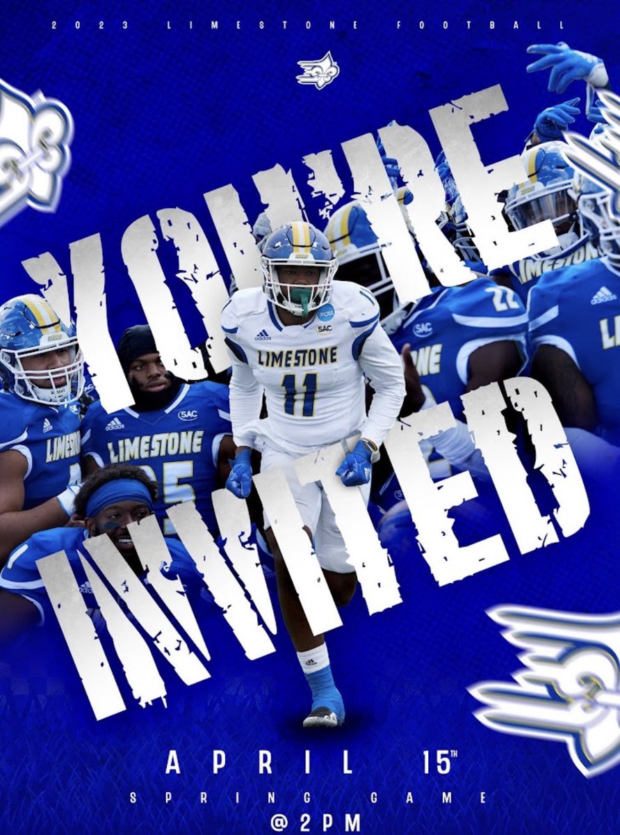 Hill_Cameron64's tweet photo. beyond blessed to be invited to limestone university’s spring game @CoachBoomerOL @CARDBALL1 @LimestoneFB https://t.co/YCyEvvEGs9