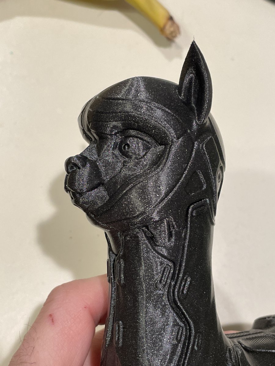 GreenstoneTrev's tweet photo. Got the @Prusa3D unboxed and of course the first print had to be @josefprusa Robo Alpaka! First layer was spot on and the speed of the mesh probing is crazy quick. Quality is spot on, as expected. Onto the Rocket Engine model! https://t.co/oTNl14mEna
