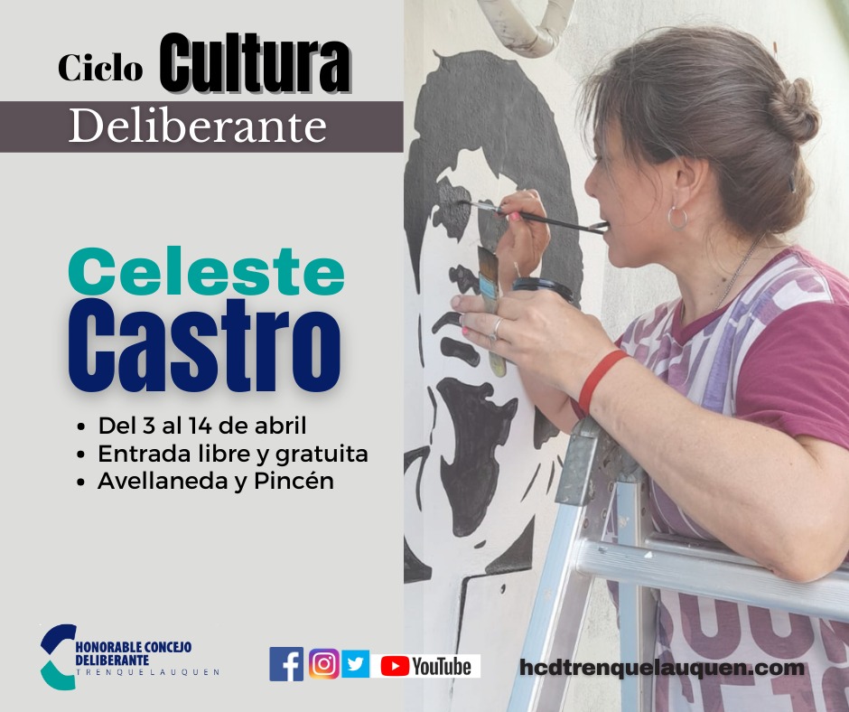 hcdtl's tweet photo. VUELVE CULTURA DELIBERANTE CON OBRAS DE CELESTE CASTRO 
https://t.co/cJcppIhT79 https://t.co/VguNgGg9hP