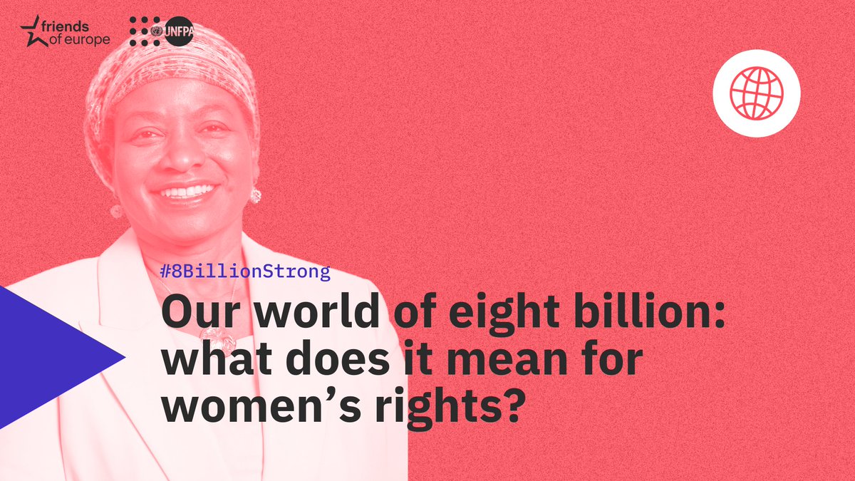 FriendsofEurope's tweet photo. 🗓️ 19 April | Don't miss the launch of #UNFPA's flagship 'State of the World Population' report. 

💬 Dr. Natalia Kanem (@Atayeshe), @UNFPA Executive Director, will be joining us to discuss the findings.

➡️ Register: https://t.co/NAvTSxQ4Vo
➡️ Programme: https://t.co/kTyq0bHq5F https://t.co/73Y3rxGa5X