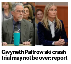 Angels_Dwell's tweet photo. Hey y'all see this in NY Post today 🤣🤣🤣
Yep, Terry may not be done getting smoked Might seek new trial coz #TeamGwyneth was able to dig into his past, including med & he couldn't dig into her's
I think her feeling violated backside rings true
#GwynethPaltrowtrial #stalker https://t.co/61QupLyPsE