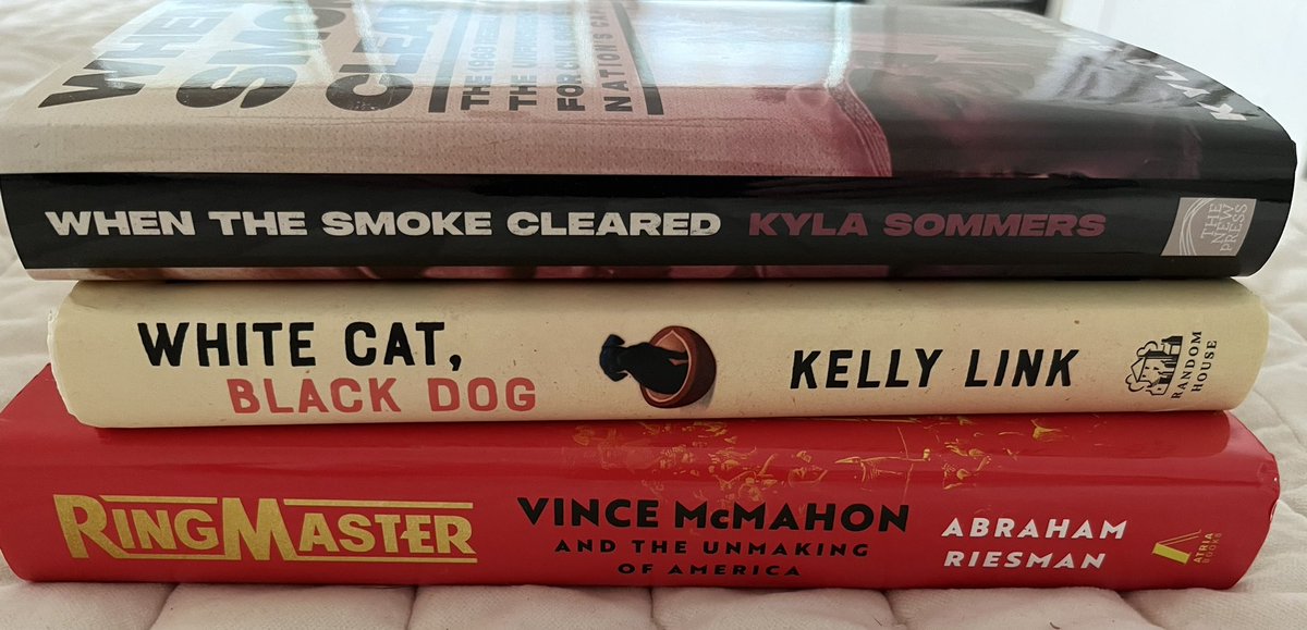 FelixHistory's tweet photo. April Fools’d myself by having three incredible books all arrive and not knowing which one to read first. @Kyla_in_DC @abrahamjoseph @haszombiesinit https://t.co/4NarTpi8sz
