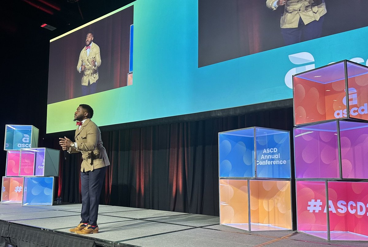 AskAdam3's tweet image. Brandon P. Fleming bring the heat @ASCD #ascd #ASCD2023
