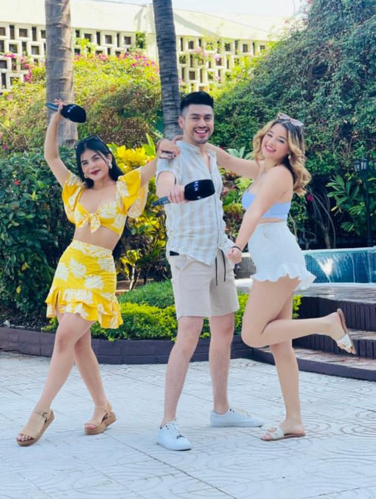 🤩☀️🌊 Desde el Hotel Honduras #AlissonMejía #CesarEnamorado y #KrizziaRubio están listos para llevarte toda la diversión en esta época de verano ☀️🤩🌊