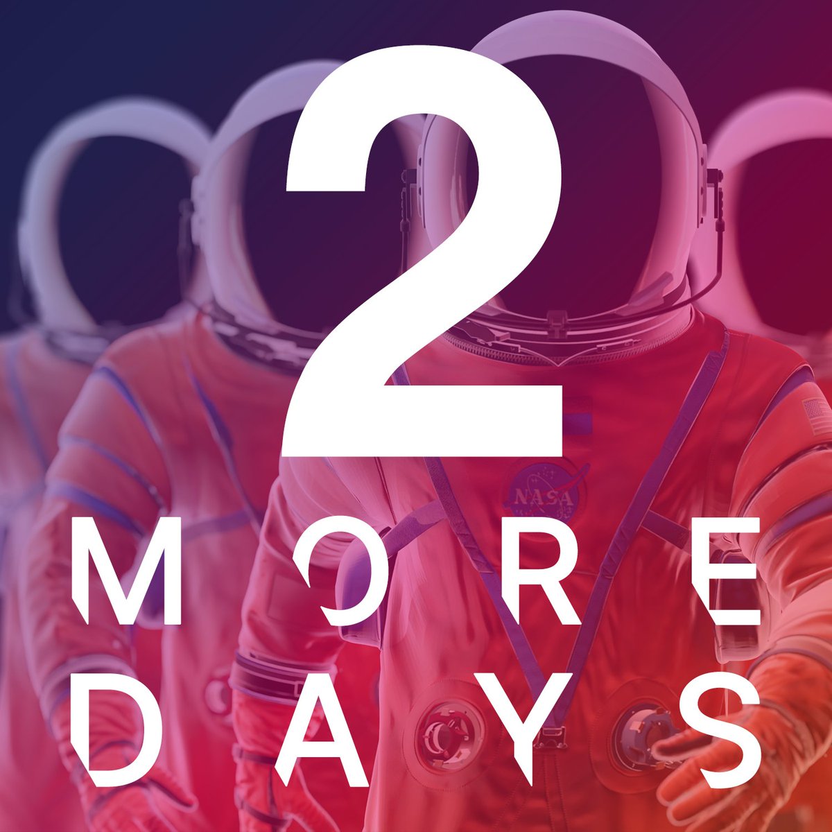 Only 2 days left until you meet the four astronauts who will fly around the Moon on #Artemis II. 

Excited to see this historic crew unveiled on Monday, April 3. Mark your calendars and tune in: go.nasa.gov/3M7tEC8