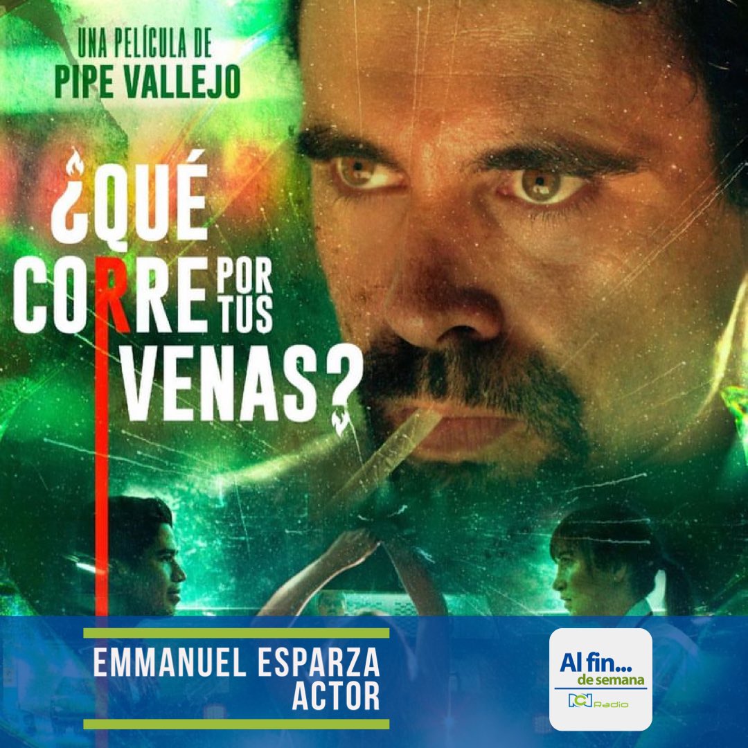 RCN Al Fin de Semana (@alfindesemana) on Twitter photo #AlAire en <a href="/AlFinDeSemana/">RCN Al Fin de Semana</a> conversamos con el actor <a href="/Emmanuelesparza/">Emmanuel Esparza</a> protagonista de la película ¿ Qué corre por tus venas?que acaba de ser estrenada en el país, dirigida por Pipe Vallejo y grabada en Ibagué. #AlAire en <a href="/AlFinDeSemana/">RCN Al Fin de Semana</a> conversamos con el actor <a href="/Emmanuelesparza/">Emmanuel Esparza</a> protagonista de la película ¿ Qué corre por tus venas?que acaba de ser estrenada en el país, dirigida por Pipe Vallejo y grabada en Ibagué.