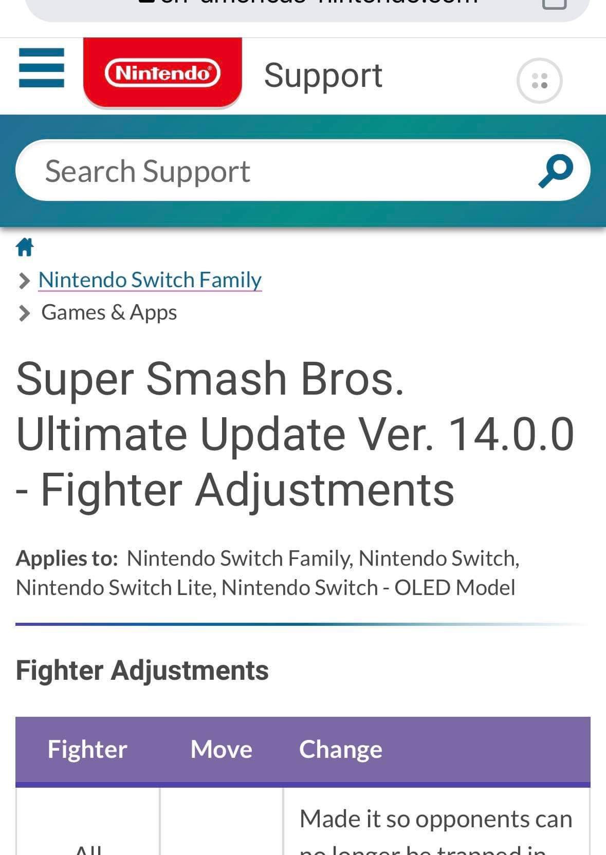 Patch 13.0.1 for Super Smash Bros. Ultimate confirmed to include the 'final fighter adjustments