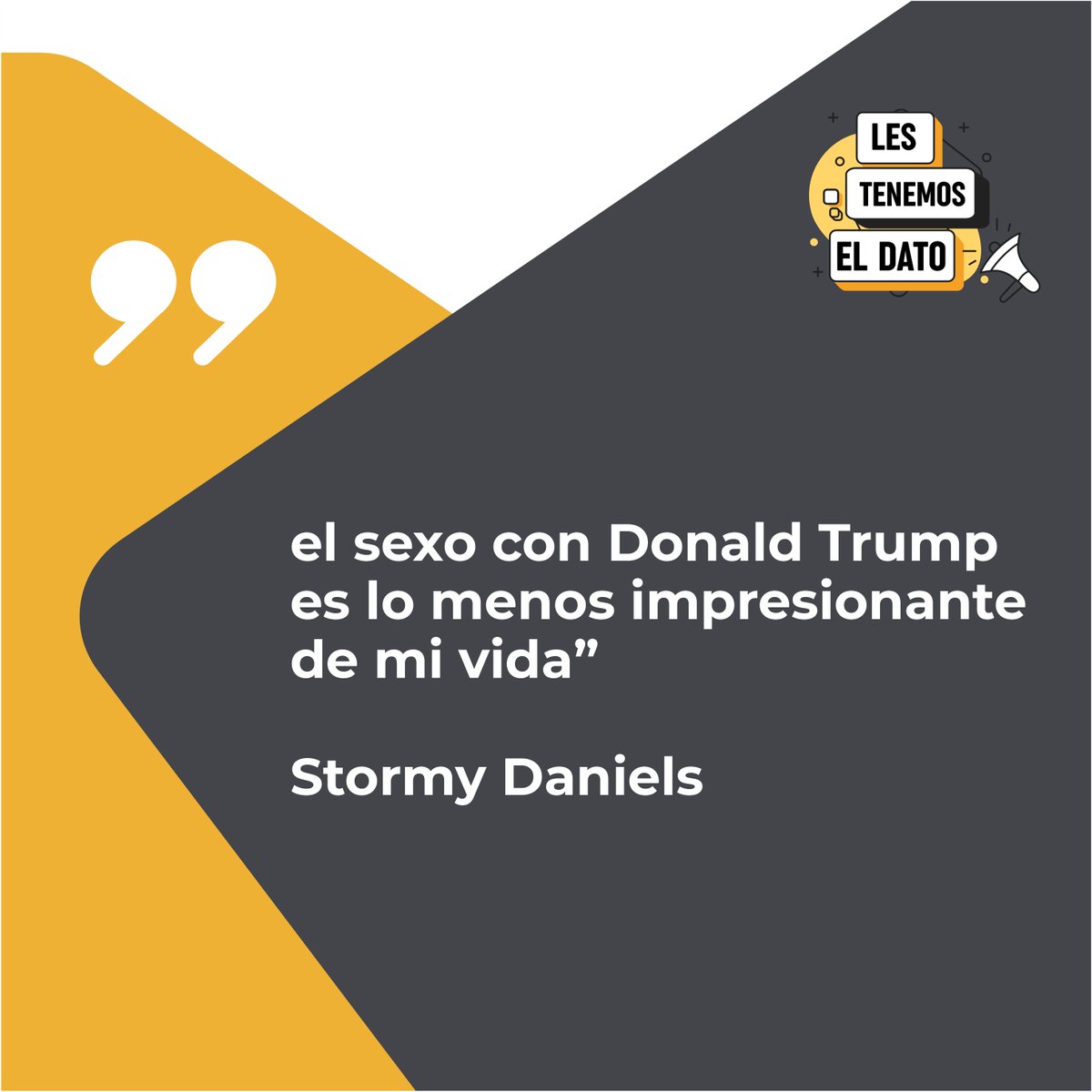 TenemosElDato's tweet photo. La actriz de cine para adultos Stormy Daniels, que afirma haber tenido un brevísimo romance con Donald Trump en 2006, cuenta en el libro que ha escrito sobre su relación con el presidente #Trump #StormyDaniels https://t.co/W6UM7TaJRY