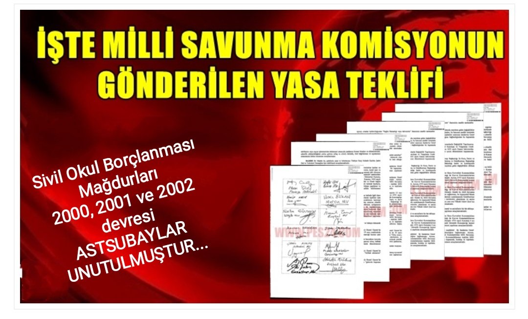 EYILMAZ3503's tweet photo. Sayın @erkanakcay45 Başkanım, 
SİVİL OKUL BORÇLANMASI Mağdurları 2000, 2001 ve 2002 devresi ASTSUBAYLAR sizinle, bizden desteğinizi esirgemeyin. Bu haksızlığa artık ne olur dur deyin 🙏🙏🙏
#EGMveTSKBorçlanmaMağduru https://t.co/b3yXkjDQ8D