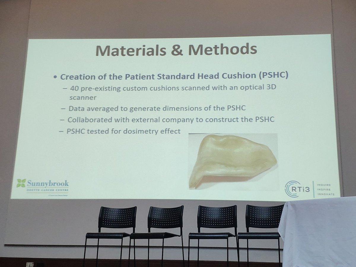 carmen_chan1's tweet image. Teresa Cheng @Sunnybrook discussed the design, creation and benefit of a Prototype Standard Head Cushion (PHSC) for Gamma Knife IKON patients

⬇️ discomfort
⬇️ pain

#RTi3Conference
